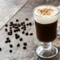 irish coffee glass wooden wall 123827 11547