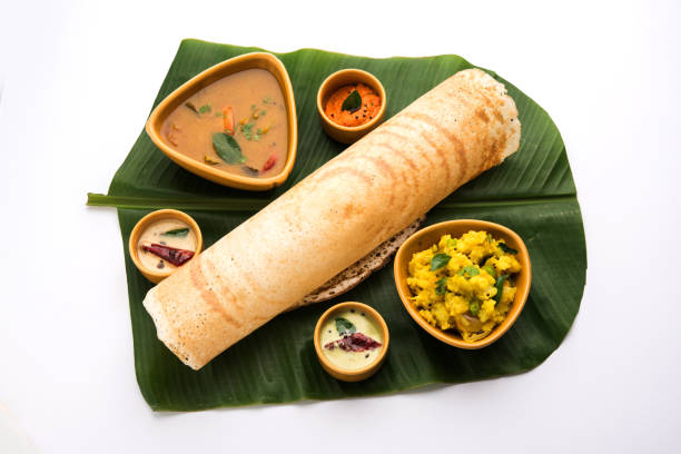 Top 10 Must-Try Indian Dishes in Koh Samui (That Tourists Love) 2 crispy masala dosa with coconut chutney – vegan friendly indian dish in koh samui 1