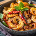 pngtree stir fried squid curry paste thai food picture image 15580296